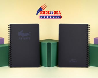 Navy Blue Handmade Softcover Notebook, Hardcover, Wire Bound 90gsm paper 150 pages