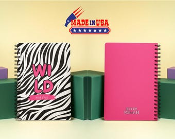 Softcover Wire-Bound Notebook – 90gsm Paper, Journaling and Sketching 150 pages