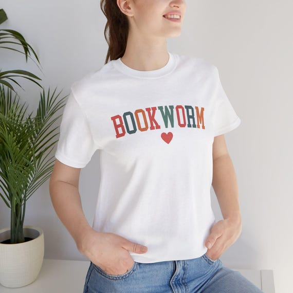 Bookworm T-Shirt | Unisex Jersey Short Sleeve Tee