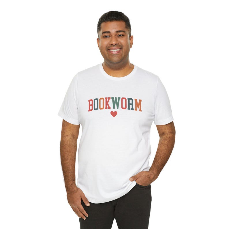 Camiseta Bookworm / Camiseta unisex de manga corta imagen 5