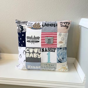 Baby Keepsake Clothing pillowcase Patchwork Baby Memory Pillow Gift Made From Loved Ones Clothes Memorial Pillow