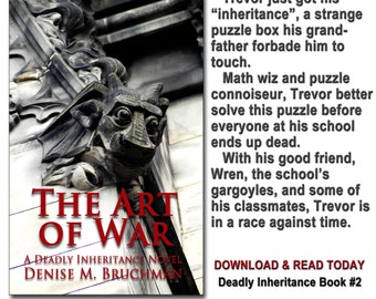 Horror Fiction eBook PDF - The Art of War: A Deadly Inheritance Original Novella - Digital Download Young Adult Horror Fiction