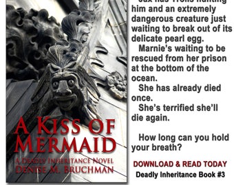 Digital Download Young Adult Dark Fiction eBook PDF - A Kiss of Mermaid: A Deadly Inheritance Original Novel