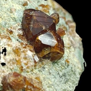 145 grams Natural Spessartite Garnet Specimen for Display - Home Decor Crystal