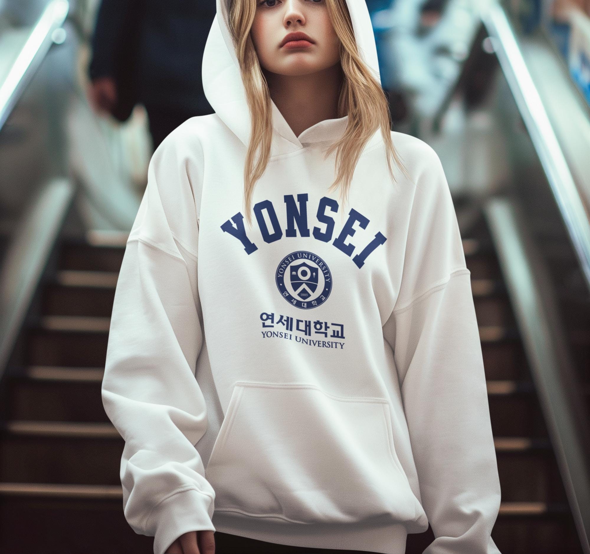 Nerdy yonsei univ スウェット Yonsei University Unisex Hoodie - Seoul, Korea College