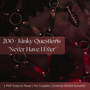 Kinky &#39;Ich habe noch nie?&#39; Fragen | Ein sexy Spiel für Paare Freche Date Night Idee, Sex Fragen, Intimcy Spiel PDF