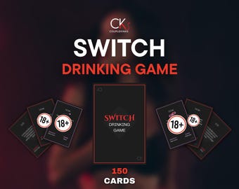 Adult Couples Drinking Game Printable | Spicy Date Night Card Game | Kinky Gift for Him Her | Dom Sub Power Exchange | Dirty Bedroom Game