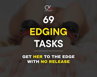Edging Game for Couples | 69 Orgasm Control Challenges | Tease and Denial Tasks for Her | Kinky Printable PDF | Spicy Dom Sub Game
