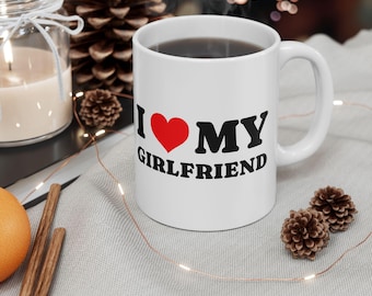 ガールフレンド大好きマグカップ | セラミックコーヒーカップ 11オンス 15オンス