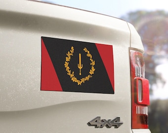 ブラックアメリカンヘリテージカーマグネット - 個性的な表現のためのスタイリッシュな車アクセサリー、ロードトリップの必需品、車の装飾、ギフトのアイデア、