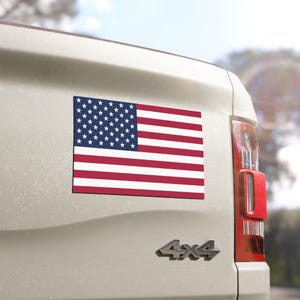 Imanes para autos con la bandera estadounidense: decoración patriótica para vehículos de EE. UU., calcomanía magnética para autos, accesorios para el Día de la Independencia, regalo del 4 de julio, viajes