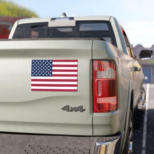 Aimant drapeau américain pour voiture - Sticker véhicule Etats-Unis patriotique