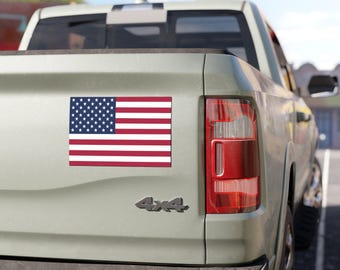 アメリカ国旗カーマグネット - 愛国的なアメリカ国旗の車両用デカール