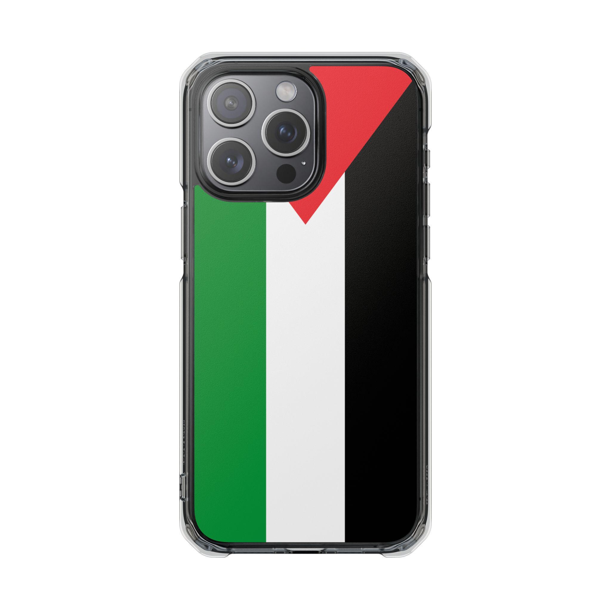 Palestine Magnetic Clear Phone Case, Stylish Phone Protection