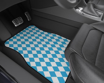 Juego de alfombrillas Blue Diamond: accesorios elegantes para el coche