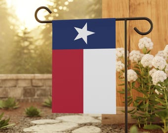 Gartenbanner mit Texas-Flagge, Außendekor, Haus- & Gartenflagge, Vaterländisches Hofschild, Texas Pride Dekoration, Unabhängigkeitstag Dekor