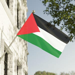 Palestinian Flag, Home Decor, Gift for Activists, Cultural Pride, Flag Decor, Wall Hanging