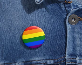 LGBTQ+ Pride Rainbow Flag Pins: Colorful Equality Buttons, Badges & Brooches for Self-Expression