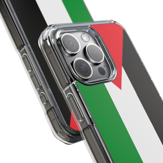 Palestine Magnetic Clear Phone Case, Stylish Phone Protection