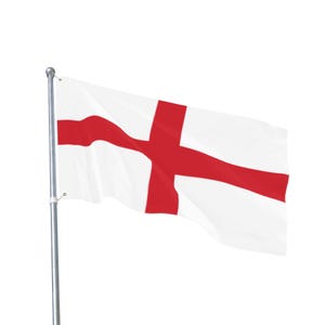 Double Sided England Flag: 100% Polyester, Vibrant Colors