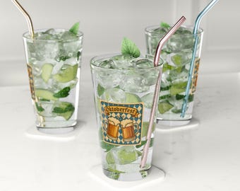 Vaso de pinta para el Oktoberfest: regalo para los amantes de la cerveza de 16 oz