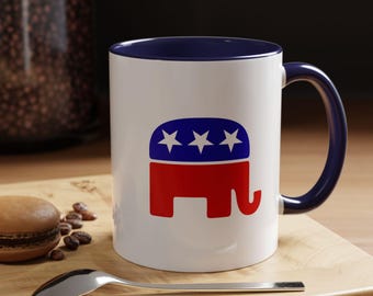 Republican Elephant Mug | Accent Coffee Mug 11oz 15oz