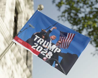 トランプ2028旗：愛国的なアメリカの旗、政治的な室内装飾