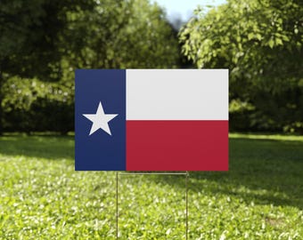 Plastic tuinbord Texas Pride buiten: patriottisch decor voor barbecues, verjaardagen en Memorial Day