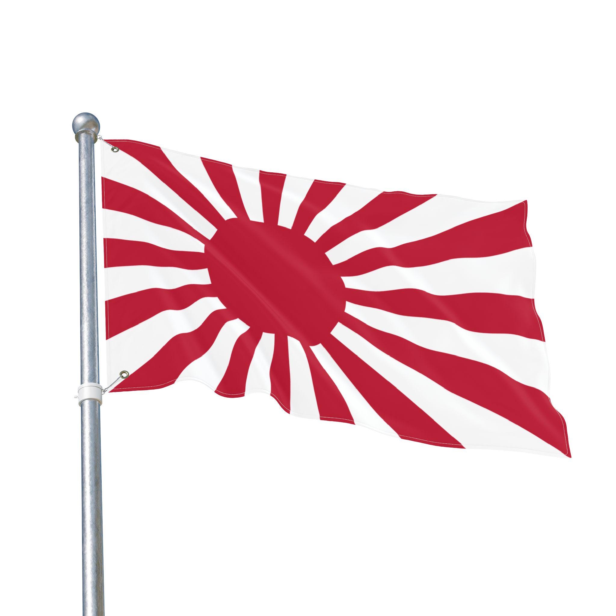Flag Double Sided, Rising Sun Japanese Flag, Wall Decor, Home