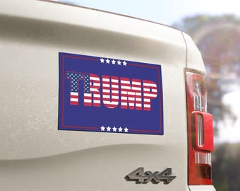 Pro-Trump Automagnet - Politischer Autoaufkleber, Vaterländischer Magnet, Konservatives Geschenk, Republikanischer Autoaufkleber, Wahlanhängerzubehör