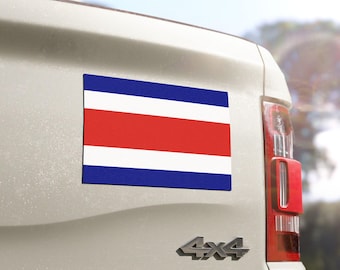 Costa Rica Flag Car Magnets