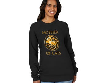 Sweater met moeder van katten | Gezellig cadeau voor kattenliefhebbers, schattige kattenkleding, perfect voor verjaardagen of feestdagen