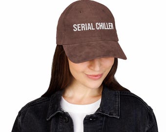 Serial Chiller Corduroy Cap | Embroidered Baseball Hat