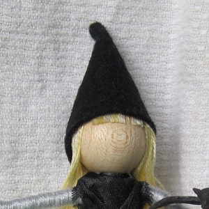 Hat, wizard Hat, elf hat, witch hat, pointy hat for small fairy dolls
