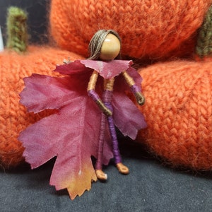 Autumn Fairy Doll,  Waldorf Flower fairy, Woodland fairy