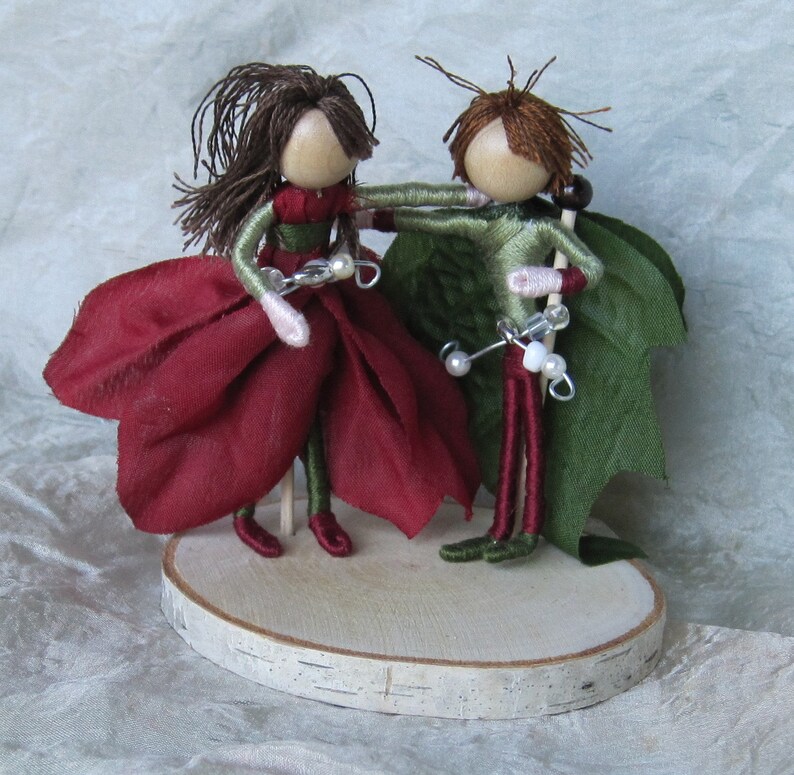 Christmas Fairy Doll Kit Elf doll Flower Fairy Kit make your own doll image 3