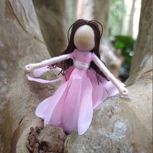 Waldorf Flower Fairy Doll - Fairy Doll, Garden fairy, small fairy doll