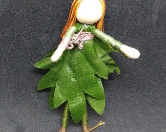 Elemental Mother Nature, 3 inch Waldorf Art Doll