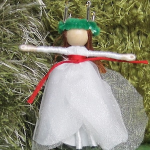Santa Lucia Flower fairy doll, Christmas fairy, Waldorf fairy doll,  Saint Lucia, Saint Lucy