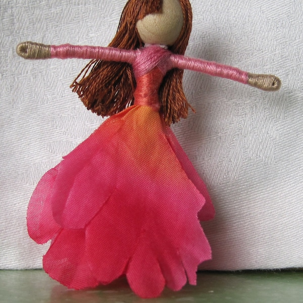 Flower Fairy PDF, doll pattern, fairy doll instructions