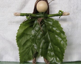 Mother Nature Doll with vines - Flower Fairy Doll - Waldorf Doll -  Mother Earth -  made to order