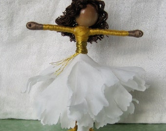 Back to School colors Doll - Sorority Doll, Football Fairy, Greek Fairy, School Fairy