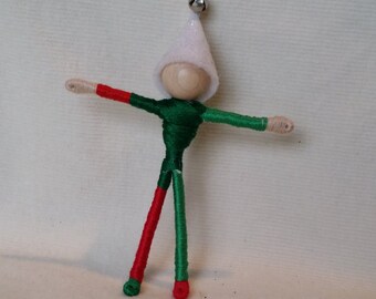 Christmas Elf - Santa's helper - Waldorf doll, bendy doll, art, worry doll, art doll