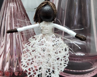 Waldorf Flower Fairy - Christmas Fairy, bendy doll, art doll, ornament