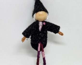 Halloween Wizard Doll, Flower Fairy Doll, Witch, Wizard, boy doll
