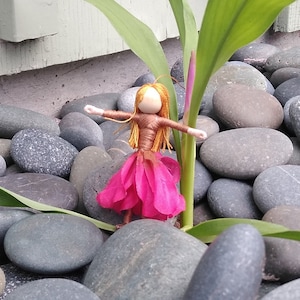 Flower Fairy Doll - Flower Art Doll