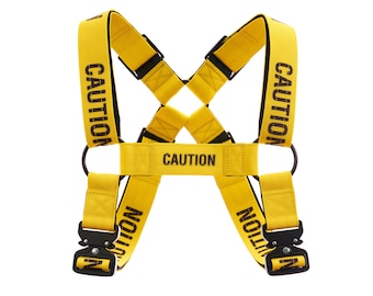 Unisex Tactical Bulldog Harness - CAUTION