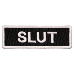 Stitch on Patch - Slut