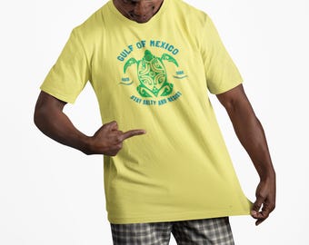 Softstyle T-Shirt, Gulf of Mexico Stay Salty Charitable Donation Unisex, Beach Tee, Ocean Lover Gift, Coastal Apparel, Sea Turtle Top
