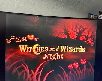 10/12/07 Witches & Wizards Night Disney Channel VCR Recording With Commercials DVD Blank - Lost Media Cable